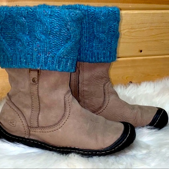 🌹🌹Keen knit Sweater & Suede Leather Boots Size 8🌹🌹 - Picture 4 of 10